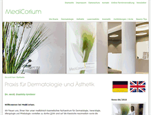 Tablet Screenshot of hautarztpraxis-oberursel.de
